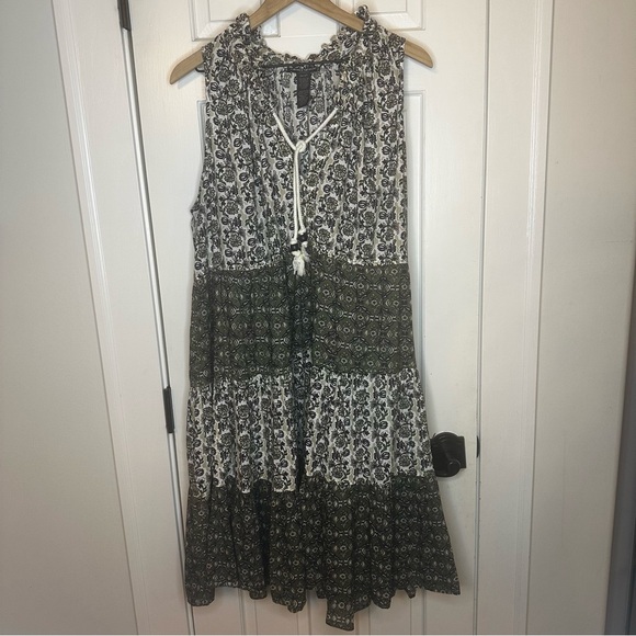 Chelsea & Theodore Floral Cotton Dress Woman’s 2X - Picture 1 of 8